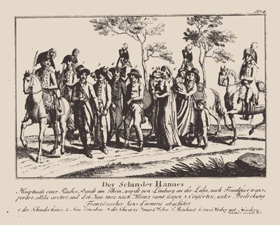 arresteringen av Schinderhannes, 1802. av Unbekannt