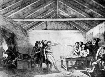 Gripandet av Catos gatukonspiratörer, 23 februari 1820, 1901 av Unbekannt