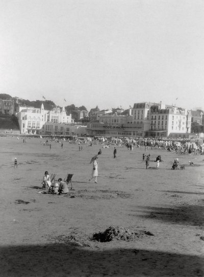 Stranden, Dinard, Bretagne, 1900-talet av Unbekannt