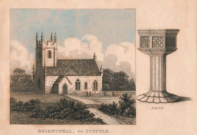 St John the Baptist-kyrkan, Brightwell, Suffolk, 1800-talet av Unbekannt