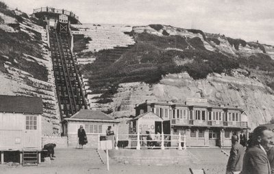 Klippliften i Bournemouth, Dorset, tidigt 1900-tal av Unbekannt