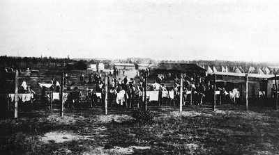 Koncentrationslägret vid Frith Hill, Camberley, 1914, 1915 av Unbekannt