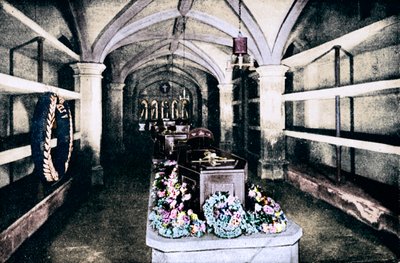 Kryptan under koret i St Georges Chapel, Windsor Castle, 1910 1911 av Unbekannt