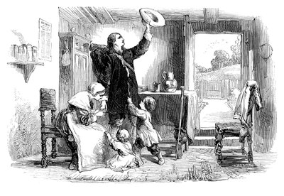 Roger Williams avgång 1603-1683 till Salem Island, c1902 av Unbekannt