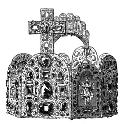 Karl den Stores diadem, c800-talet, 1870 av Unbekannt