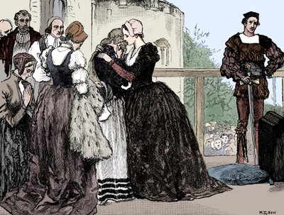 Avrättningen av Anne Boleyn, 1536 av Unbekannt