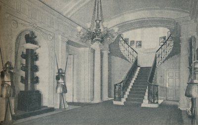 Den fina trapphallen i First Lords residens på amiralitetet, 1937 av Unbekannt