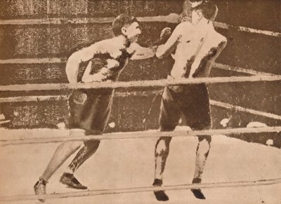 De första trådlösa fotografierna från Amerika o England skickades den 25 september. - Dempsey mot Tunn av Unbekannt