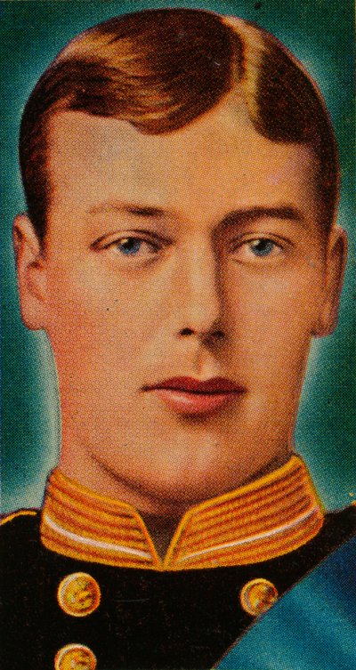 Den blivande kungen George V när han var underlöjtnant i Royal Navy, c1880-talet 1935 av Unbekannt