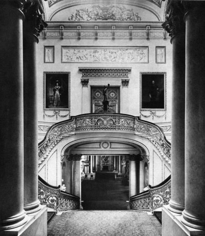 Den stora trappan i Buckingham Palace, London, 1935 av Unbekannt