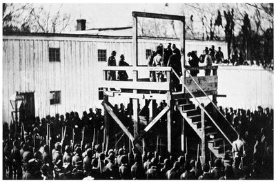 Hängningen av Henry Wirz, Washington DC, USA, 1865 1955 av Unbekannt