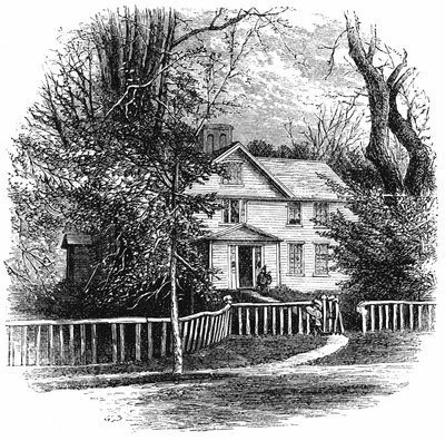 Amos Benson Alcotts hem 1799-1888, Concord, Massachusetts, 1875 av Unbekannt