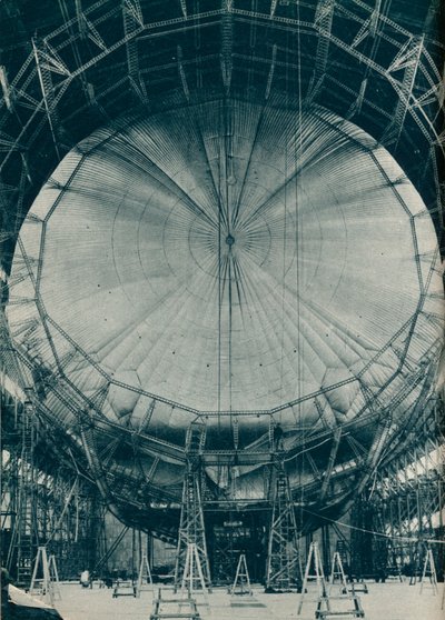 Den interna strukturen av luftskeppet R101, c1929 c1937 av Unbekannt