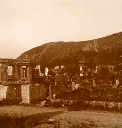 Kiosken, Metzeral, norra Frankrike, c1914-c1918 av Unbekannt