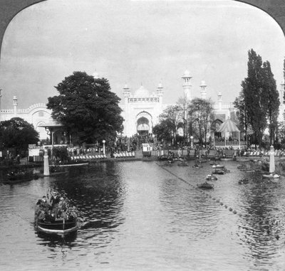 Sjön vid British Empire Exhibition, Wembley, London, c1925 av Unbekannt