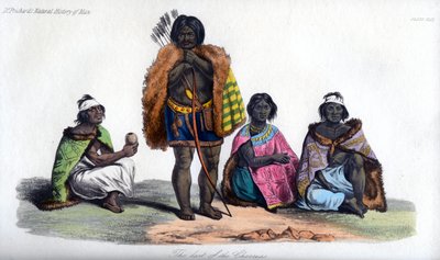 Den sista av Charruas, 1848 av Unbekannt