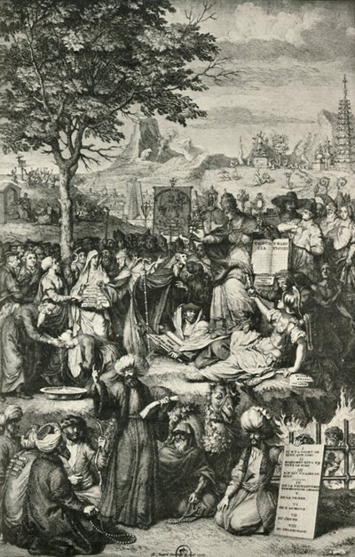 De viktigaste världsreligionerna, c1723, 1908. av Unbekannt