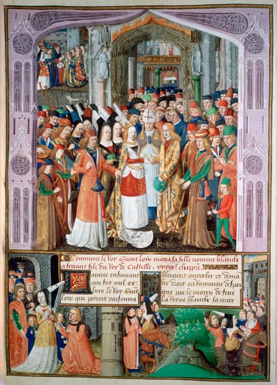 Blanches och Fernandos äktenskap, 1269, 1400-talet av Unbekannt