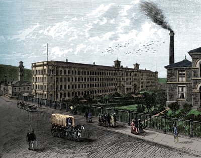 Bruket i Saltaire, c1880 av Unbekannt