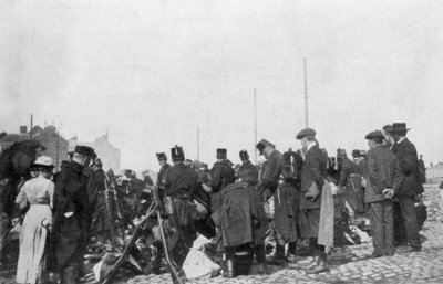 Mobiliseringen för försvaret av Liège, Belgien, 31 juli 1914 av Unbekannt