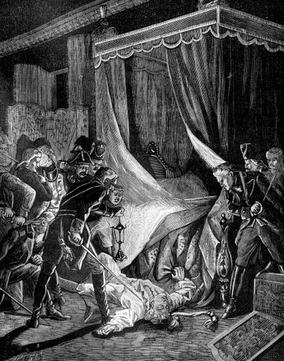 Mordet på tsar Paul I av Ryssland, mars 1801 1882-1884 av Unbekannt