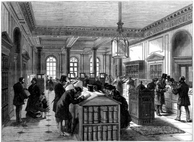 Det nya testamentekontoret, Somerset House, London, 1875 av Unbekannt