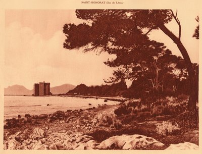 Det gamla klostret, Saint-Honorat, 1930. av Unbekannt