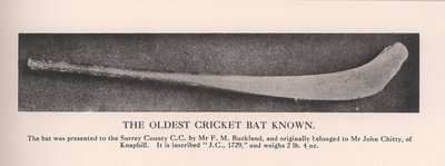 Den äldsta kända cricketfladdermusen, 1912. av Unbekannt