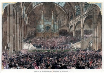 Invigningen av det nya Alexandra Palace, Muswell Hill, 1 maj 1875 av Unbekannt