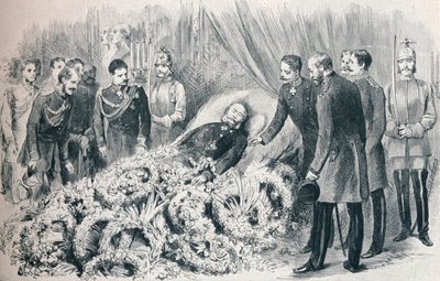 Den första tyska kejsarens bortgång: Vilhelm I:s dödsbädd, 1888 1911 av Unbekannt