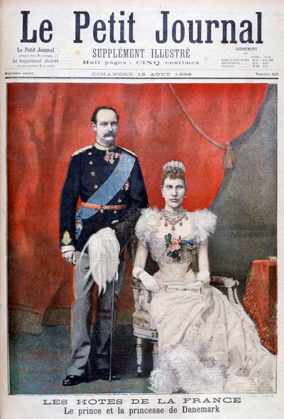 Prinsen och prinsessan av Danmark, 1896 av Unbekannt