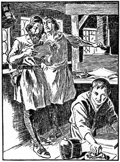 Tryckprocessen, 1908-1909 av Unbekannt