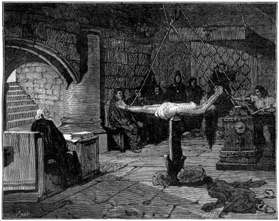 Frågan extraordinaire, extrem form av tortyr, 1882-1884 av Unbekannt