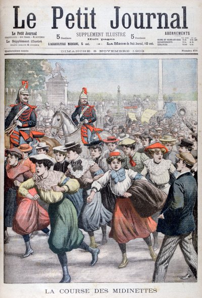 Midinettens lopp, 1903 av Unbekannt