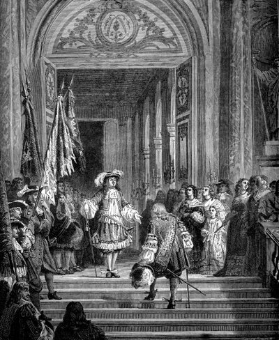 Grand Condes återkomst till Versailles, 1674 1882-1884 av Unbekannt