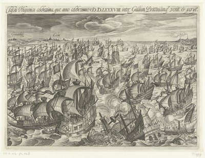 Den spanska armadans förlisning 1588, 1601 av Unbekannt