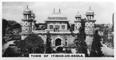 Itimad-Ud-Daulas grav, Agra, Indien, c1925 av Unbekannt