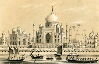 Graven till favoritsultanen av Akbar Khan i Agra, 1847 av Unbekannt