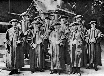 The Ward beadles, Guildhall, London, 1926-1927 av Unbekannt