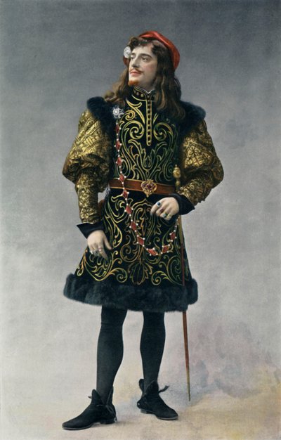 Theatre National De Opera-Comique. - Drottning Fiammette - Giorgio dAst. - Herr Jean Perier, 1904. av Unbekannt