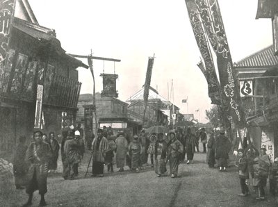 Teatergatan, Yokohama, Japan, 1895. av Unbekannt