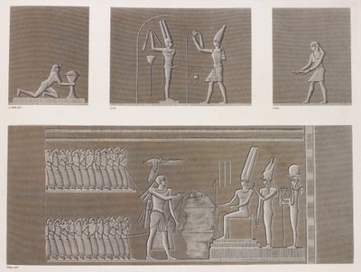 Thebe: Karnak, närbild av Unbekannt