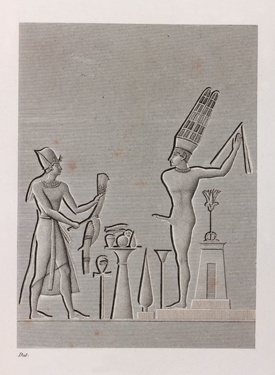 Thebe, Karnak närbild av Unbekannt