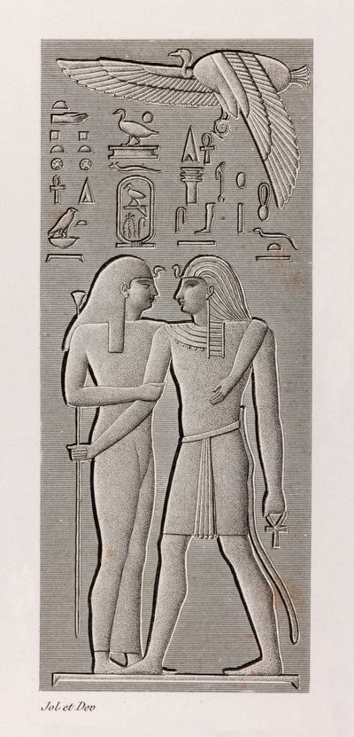Thebe, Karnak närbild av Unbekannt