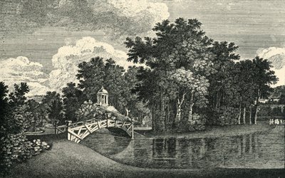 Trädgårdarna i West Wycombe Park, Buckinghamshire, mitten av 1700-talet, 1903. av Unbekannt