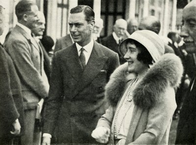 Deras majestäter vid Royal Agricultural Show, Southampton, 1932, 1937. av Unbekannt