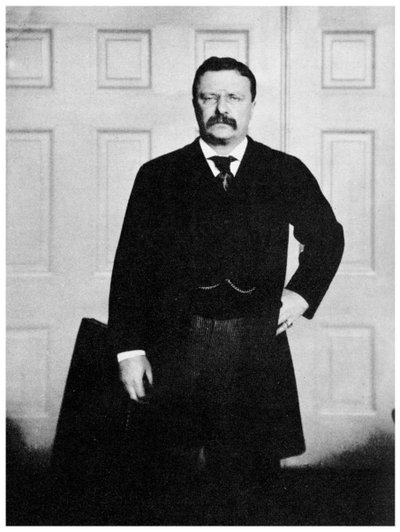 Theodore Roosevelt, USA:s 26:e president, ca 1900-talet 1955 av Unbekannt