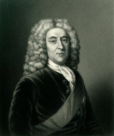 Thomas Holles Pelham, hertig av Newcastle, K.G., c1740, c1884. av Unbekannt