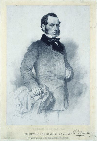 Thomas MacNay, järnvägssekreterare och generaldirektör av Unbekannt