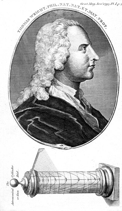 Thomas Wright, engelsk astronom, vetenskaplig instrumentmakare och lärare, 1793 av Unbekannt